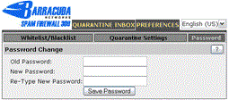Cambiando su password
