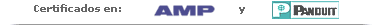 Certificado en AMP y Panduit