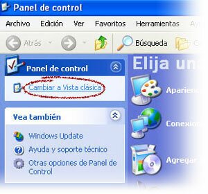 Cambiar a vista clasica