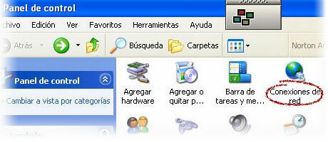 Click en Conexiones de red