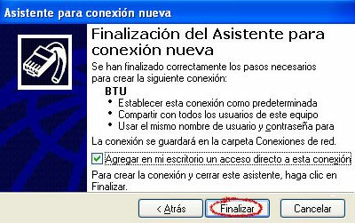 Finalizar